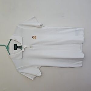 Women's white Ralph Lauren polo shirt